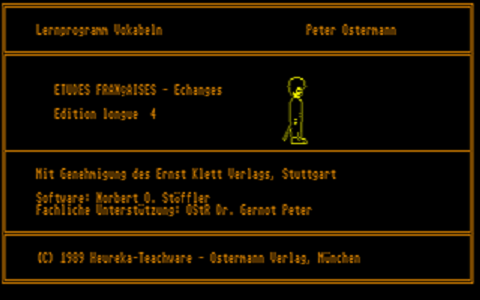 Etudes Françaises 4 - Echanges atari screenshot