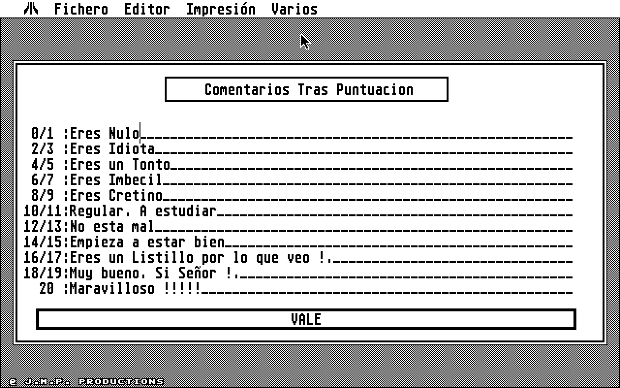 Étudiant (L') atari screenshot