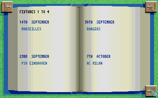 European Superleague atari screenshot