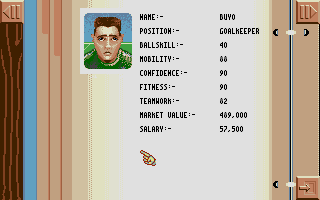 European Superleague atari screenshot