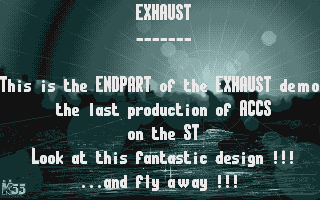 Exhaust atari screenshot