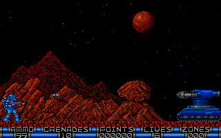 Exolon atari screenshot