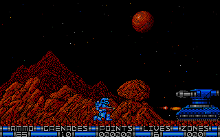 Exolon atari screenshot