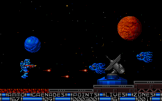 Exolon atari screenshot