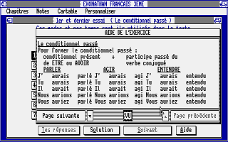 Exonathan Francais 3ème atari screenshot