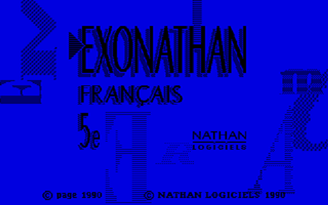 Exonathan Français 5ème atari screenshot