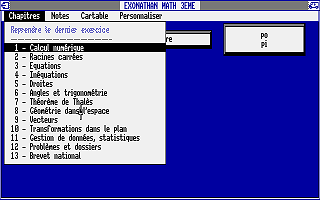 Exonathan Maths 3ème atari screenshot