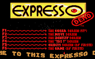 Expresso Demo atari screenshot