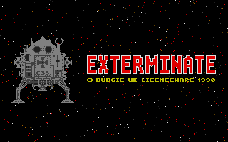 Exterminate atari screenshot