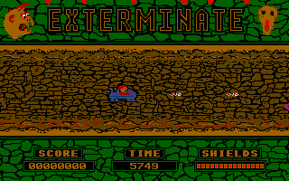 Exterminate atari screenshot