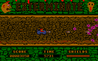 Exterminate atari screenshot