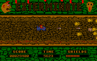 Exterminate atari screenshot