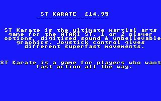 Extravaganza atari screenshot