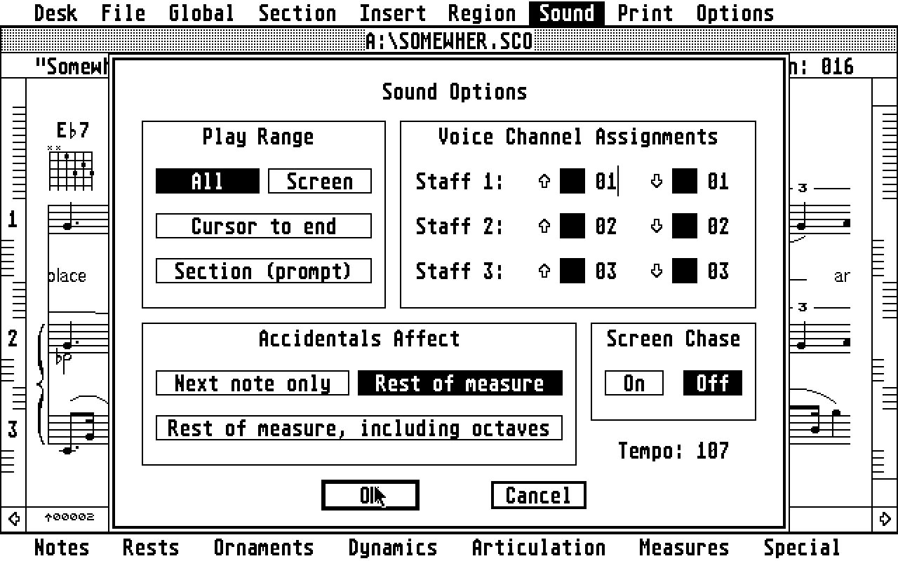 EZ-Score Plus atari screenshot