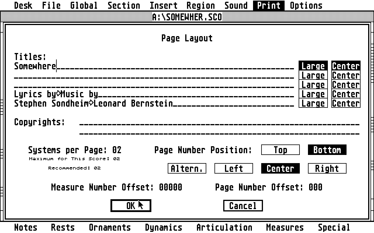 EZ-Score Plus atari screenshot