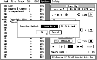 EZ-Track atari screenshot