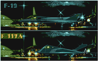 F-19 Stealth Fighter atari screenshot