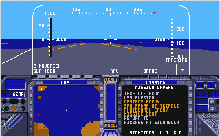 F-19 Stealth Fighter atari screenshot