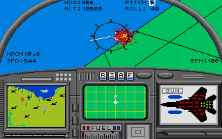 F-15 Strike Eagle atari screenshot