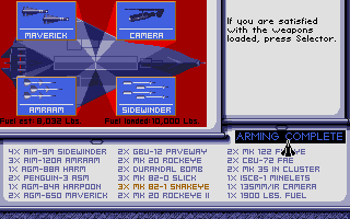 F-19 Stealth Fighter atari screenshot