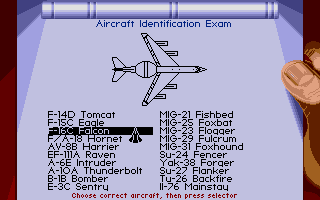 F-19 Stealth Fighter atari screenshot