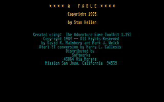 Fable (A) — screenshot 1