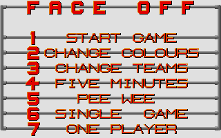 Face Off atari screenshot