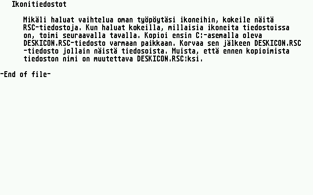 Falcon 030 Tukilevy atari screenshot