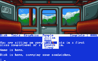 Famous Five - Five on a Treasure Island (The) atari screenshot