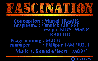 Fascination atari screenshot