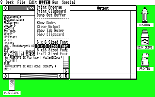 Fast BASIC atari screenshot