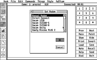 Fastcom atari screenshot