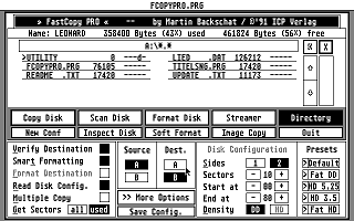 FastCopy (FCopy) atari screenshot