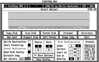 FastCopy (FCopy) atari screenshot