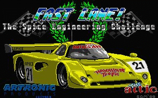 Fast Lane! - The Spice Engineering Challenge atari screenshot