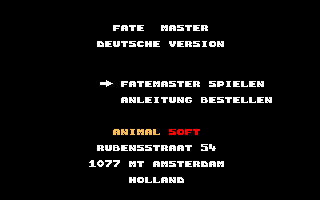 Fate Master atari screenshot