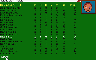 FC Manager atari screenshot