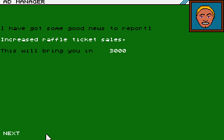 FC Manager atari screenshot