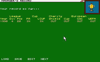 FC Manager atari screenshot