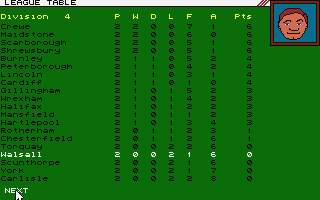 FC Manager atari screenshot