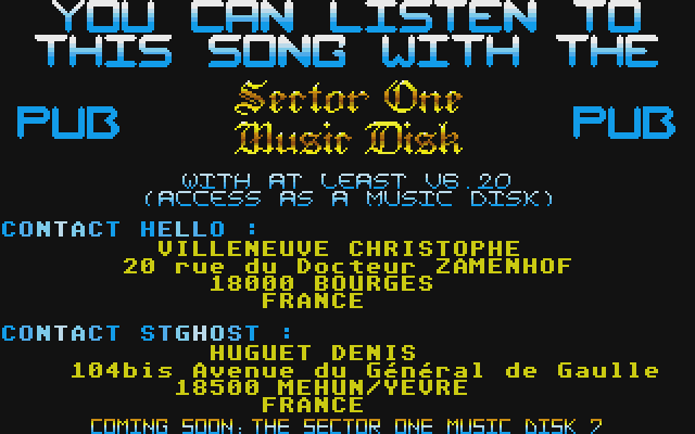 Felix Demo atari screenshot