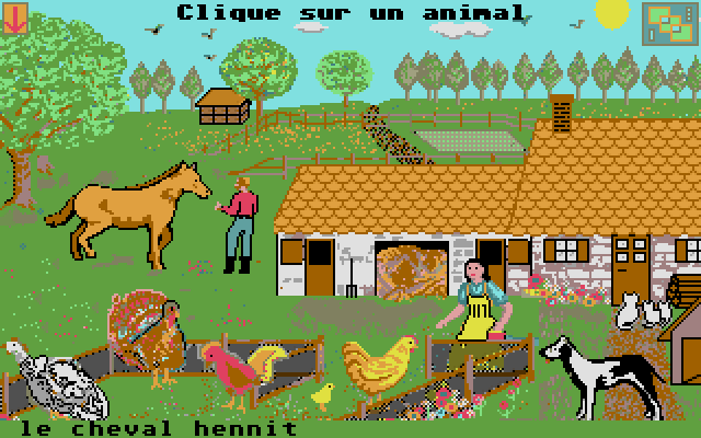 Ferme - Les Cris des Animaux (La) atari screenshot