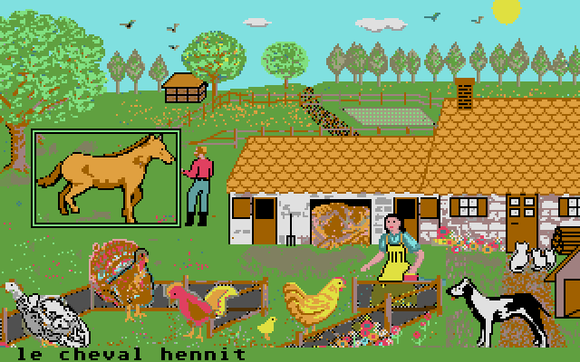 Ferme - Les Cris des Animaux (La) atari screenshot