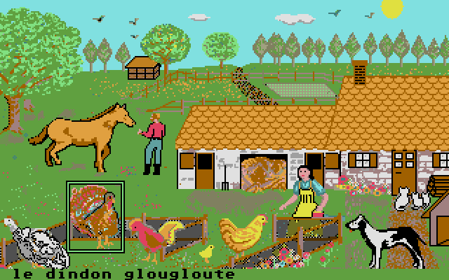 Ferme - Les Cris des Animaux (La) atari screenshot