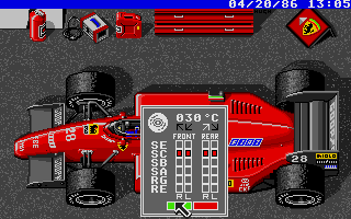 Ferrari Formula One atari screenshot