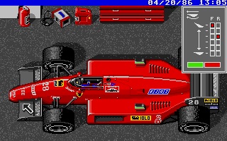Ferrari Formula One atari screenshot