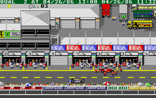 Ferrari Formula One atari screenshot
