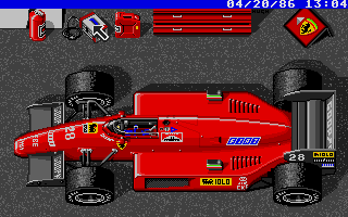 Ferrari Formula One atari screenshot