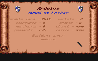 Feudal Lords atari screenshot