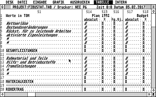 Fibu Stat atari screenshot
